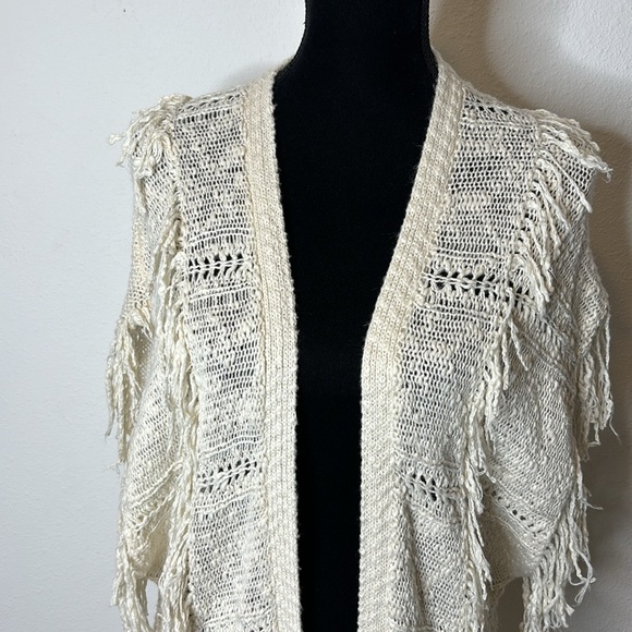 Ariat size Small Wrap It Up fringed open cardigan - Picture 3 of 9